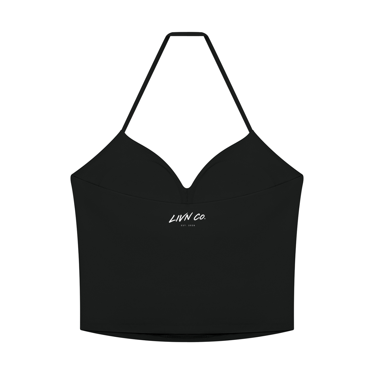Women's Ruched Halter Yoga Tank Top
