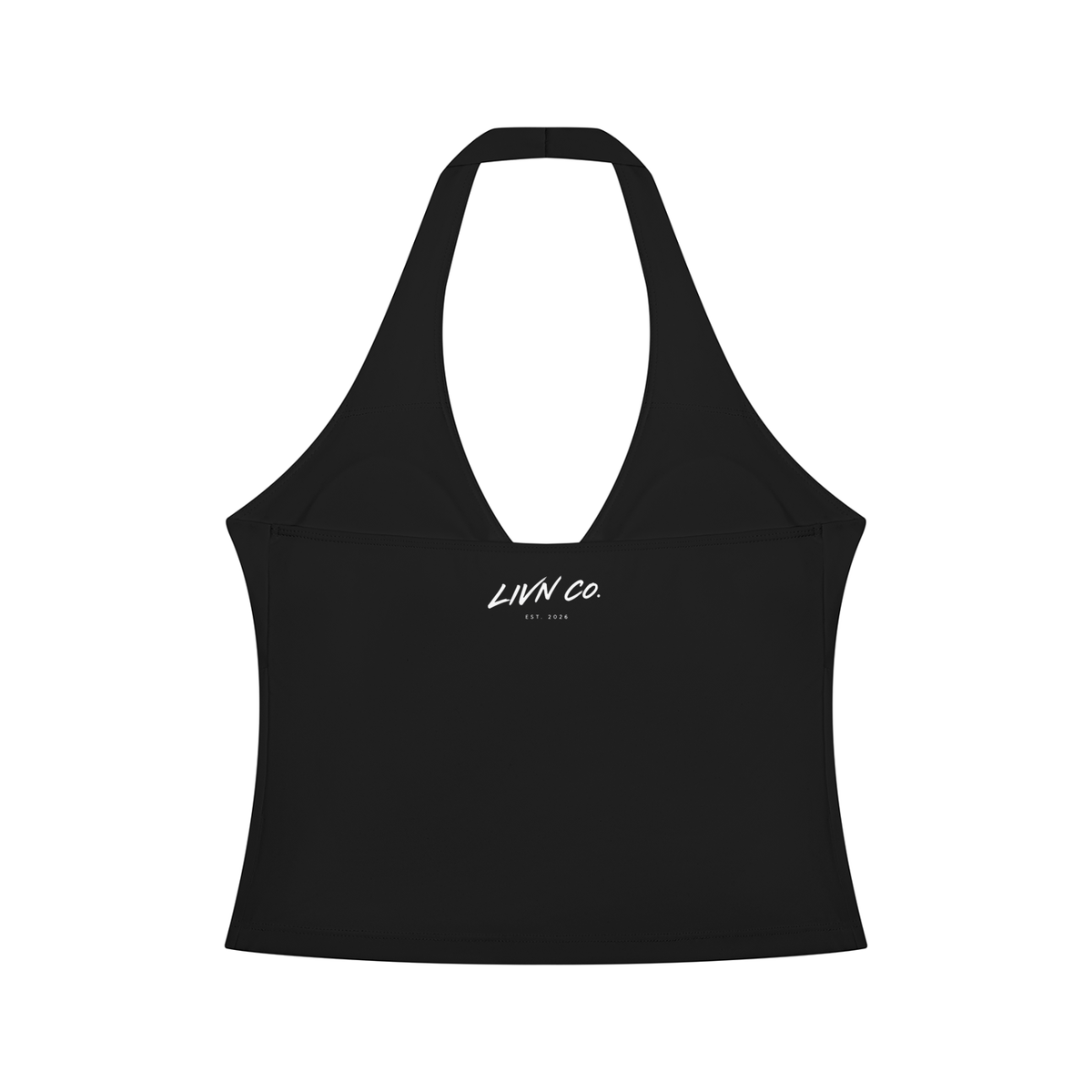 Women’s Ruched Halter Yoga Tank Top