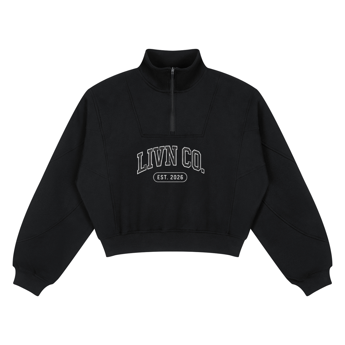 Women’s Loose Fleece Quarter-Zip Sweatshirt
